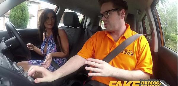  Fake Driving School Posh cheating wife with great tits has loud orgasms
